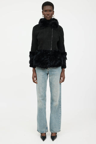 VSP Archive Suede Shearling Jacket