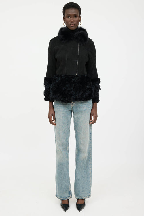 VSP Archive Suede Shearling Jacket