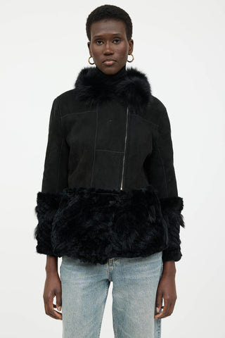 VSP Archive Suede Shearling Jacket