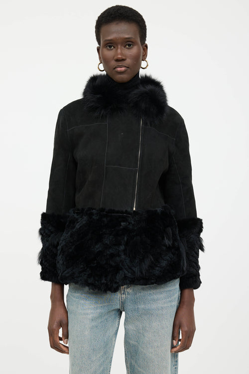 VSP Archive Suede Shearling Jacket