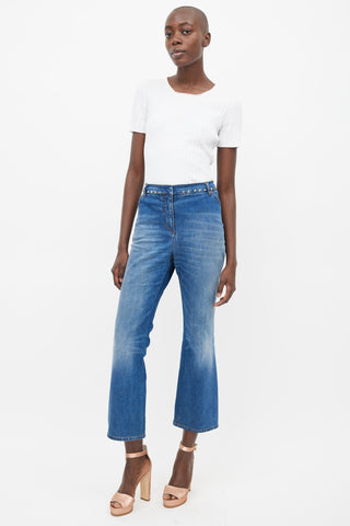 VSP Archive Blue & Gold Stud Denim Jeans