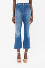 VSP Archive Blue & Gold Stud Denim Jeans