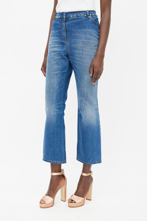 VSP Archive Blue & Gold Stud Denim Jeans