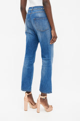 VSP Archive Blue & Gold Stud Denim Jeans