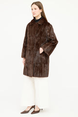 VSP Archive Panelled Fur Coat