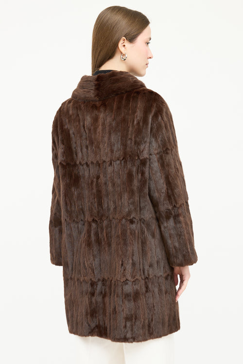 VSP Archive Panelled Fur Coat