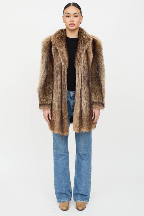 VSP Archive Structured Fur Coat