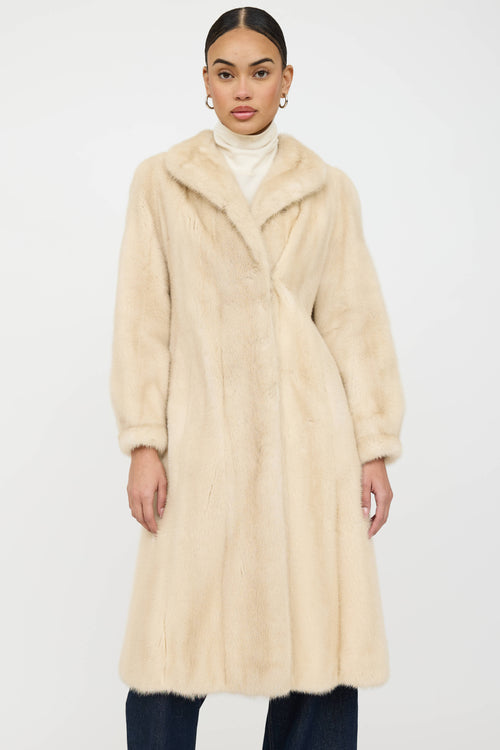 VSP Archive Collared Fur Coat
