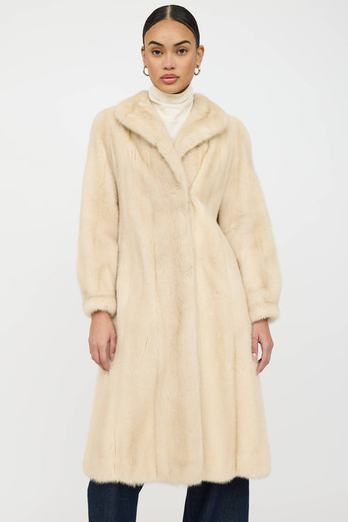 VSP Archive Collared Fur Coat