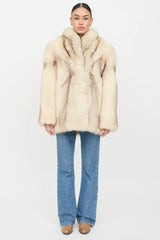 VSP Archive Marbled Fur Coat