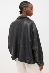 VSP Archive Distressed Leather Jacket