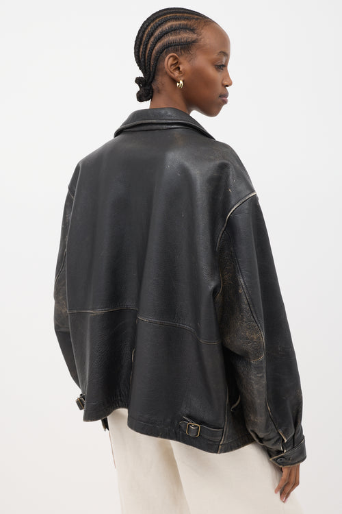 VSP Archive Distressed Leather Jacket