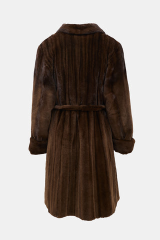 VSP Archive Fur Belted Coat