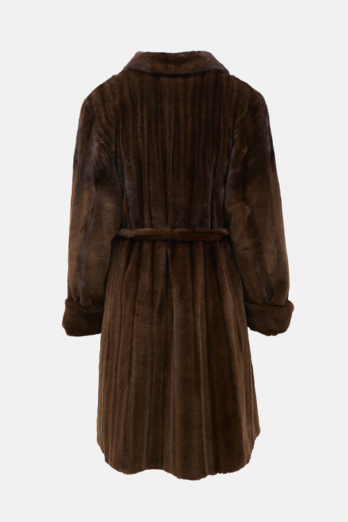 VSP Archive Fur Belted Coat