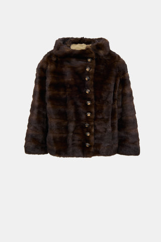 VSP Archive Fur Button Jacket