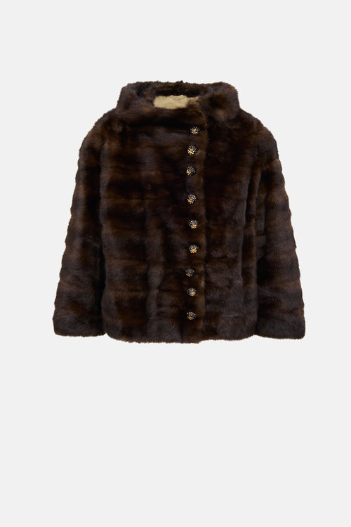 VSP Archive Fur Button Jacket