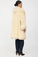 VSP Archive Curly Collared Fur Coat