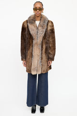 VSP Archive UM Trim Fur Coat