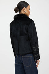 VSP Archive Embroidered Fur Jacket