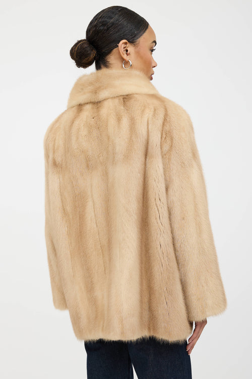 VSP Archive Shawl Collar Fur Jacket