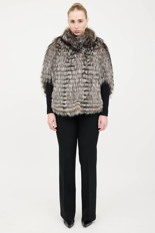 VSP Archive Fur Open Jacket