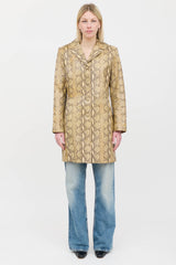 Danier Textured Leather Coat