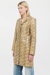 Danier Textured Leather Coat