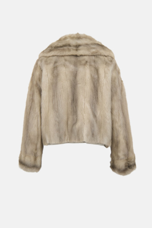 VSP Archive Vintage Fur Cropped Jacket