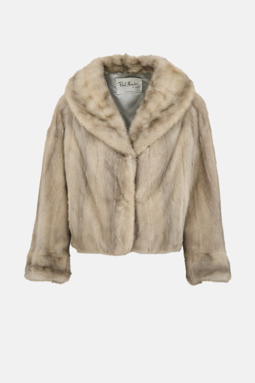 VSP Archive Vintage Fur Cropped Jacket