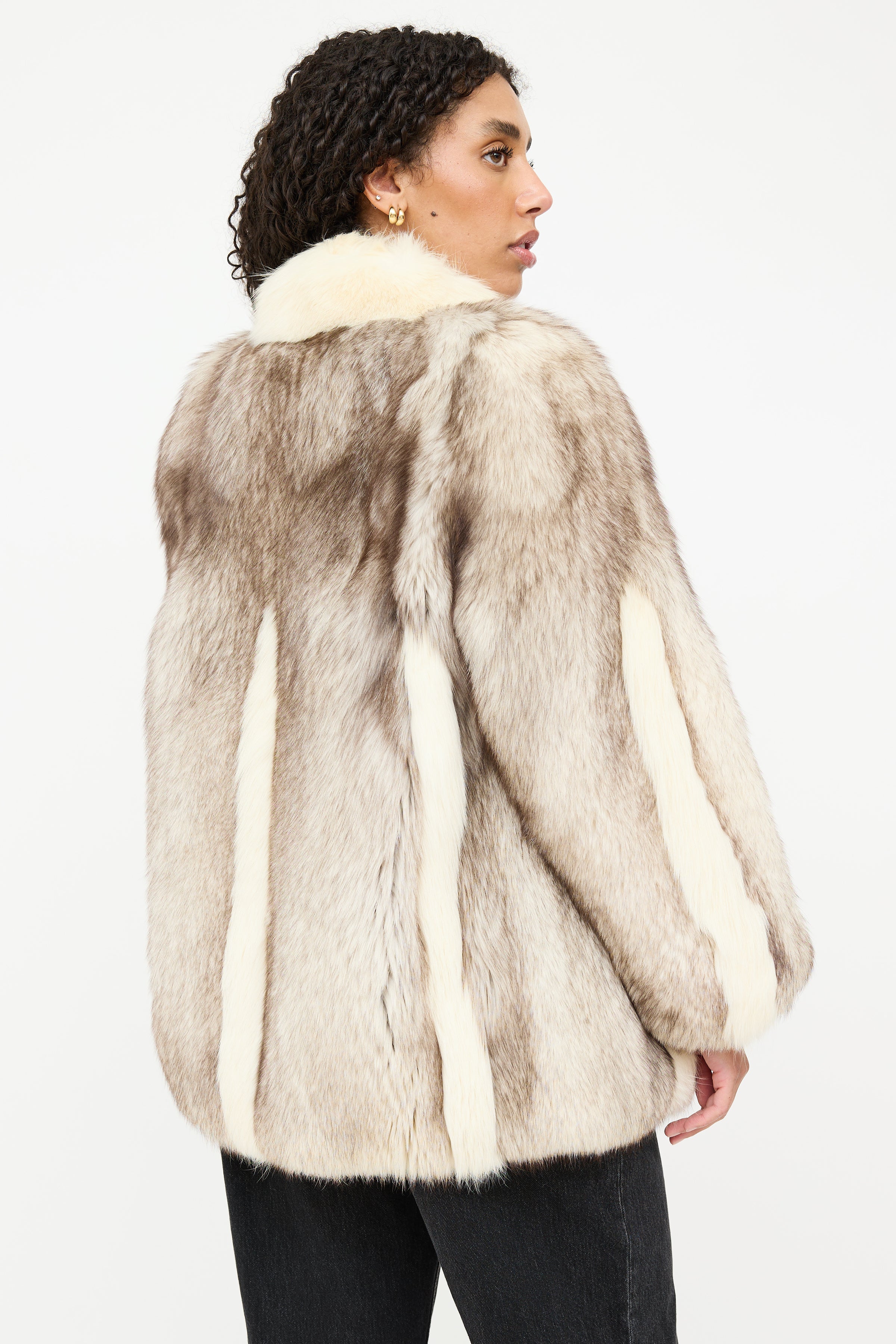 archive fur jacket archive Japanese brown fur jacket sooo y2k 90s