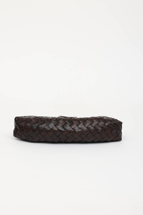 VSP Archive Leather Woven Top Handle Bag