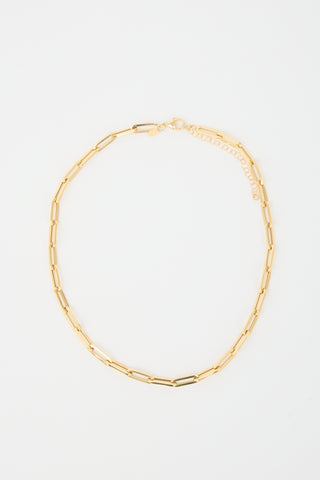 VSP Archive 10k Gold Paperclip Chain Necklace