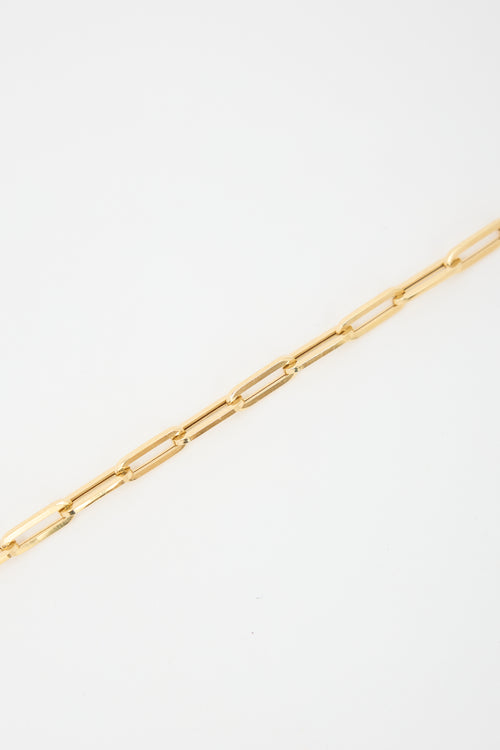 VSP Archive 10k Gold Paperclip Chain Necklace
