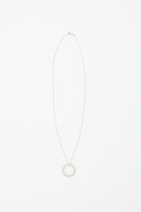 VSP Archive 14k White Gold Diamond Ring Necklace
