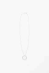 VSP Archive 14k White Gold Diamond Ring Necklace