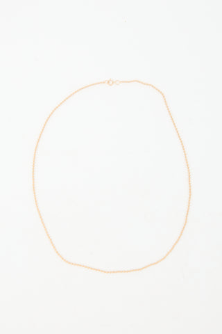 VSP Archive 14k Gold Ball Chain Collar Necklace
