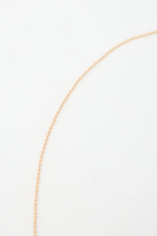 VSP Archive 14k Gold Ball Chain Collar Necklace