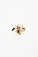 Fine Jewelry 14k Gold & Sapphire Brooch