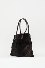 VSP Archive Dark Brown Textured Hair Tote Bag