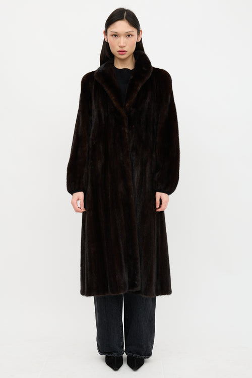 VSP Archive Fur Shawl Collar Coat