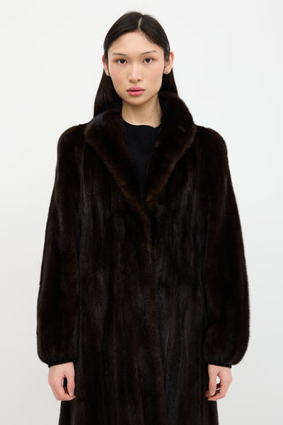 VSP Archive Fur Shawl Collar Coat