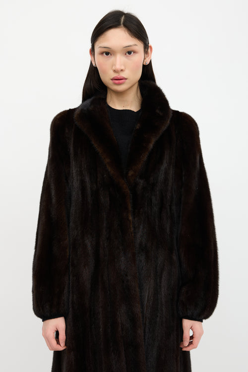 VSP Archive Fur Shawl Collar Coat