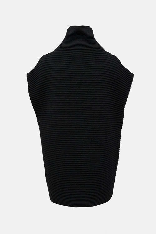 Victoria Beckham Ribbed Turtleneck Top