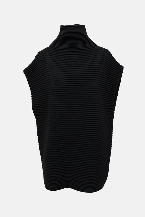 Victoria Beckham Ribbed Turtleneck Top