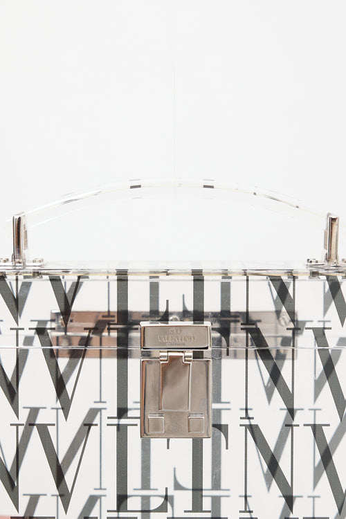Valentino Acrylic Logo Box Bag