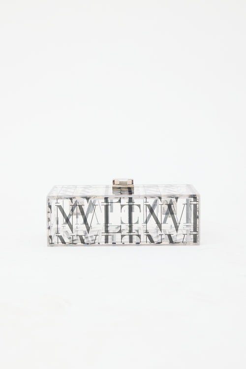 Valentino Acrylic Logo Box Bag