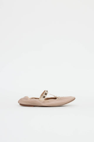 Valentino Rockstud Ballet Flat