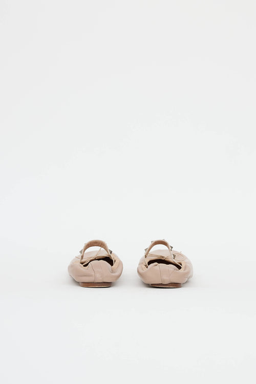 Valentino Rockstud Ballet Flat