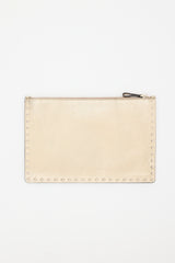 Valentino Metallic Leather Rockstud Pouch