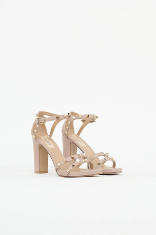 Valentino Rockstud Heeled Sandal